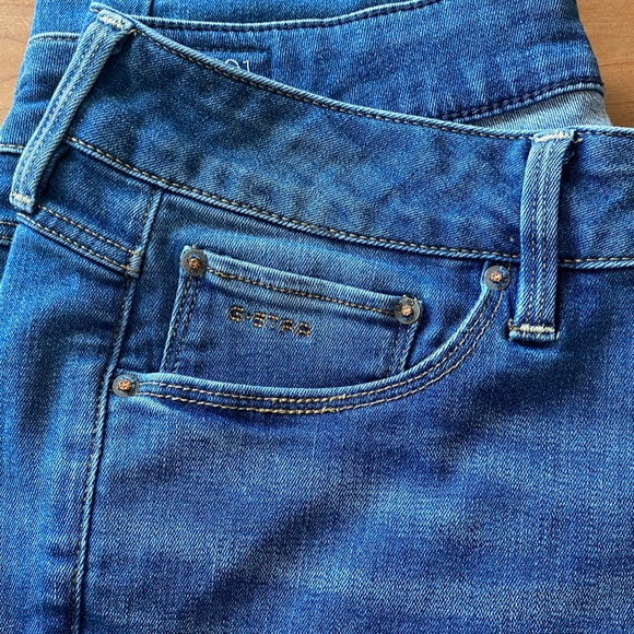 G-Star Raw 3301 Mid Skinny Jeans in Faded Blue (Size 29) - Picture 7 of 11